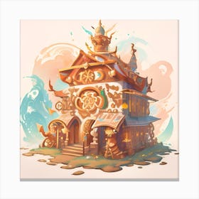 Chinese House Canvas Print