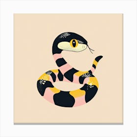 Charming Illustration Snake 1 Canvas Print