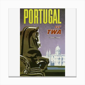 Portugal Fly Twa Canvas Print