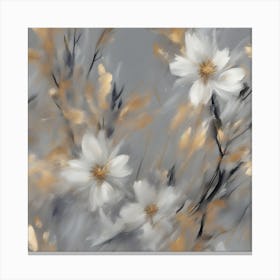 White Flowers Canvas Print