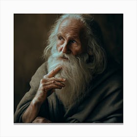 Old Man With Beard 4 Canvas Print