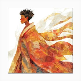 African American Woman Canvas Print