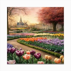 Tulip Garden 1 Canvas Print