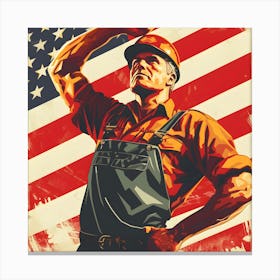 American Worker Canvas Print