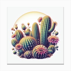 Cactus Garden Canvas Print