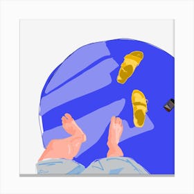 Bare Feet Canvas Print