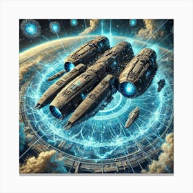 Ionosphere Aetherian Guardian Converted Canvas Print