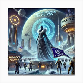 A Sci Fi Depiction Of A Bold Statement, Showcasi Canvas Print