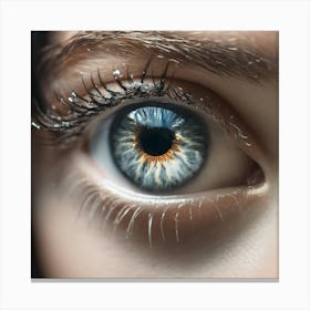 Close Up Of A Woman'S Eye 6 Canvas Print