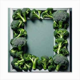 Frame Of Broccoli 5 Canvas Print