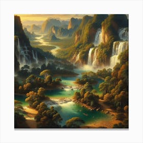 Chinese Landscape Canvas Print