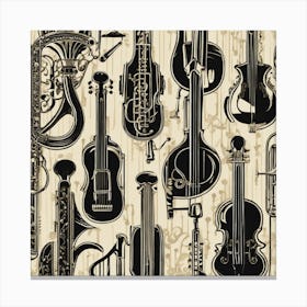 Musical Instruments 1 Canvas Print