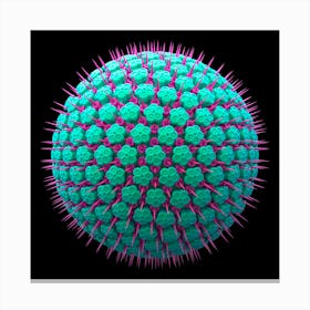 Spicky Virus Particle Type 5 Canvas Print