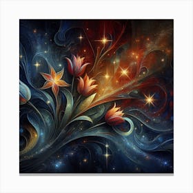 Fantasy tulips Canvas Print