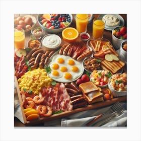 Breakfast Tray 3 Canvas Print