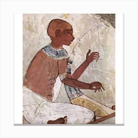 Egyptian Musician Canvas Print