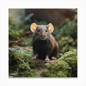 Rat In The Forest Canvas Print