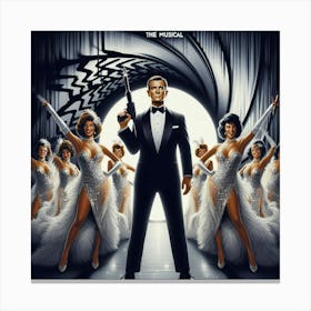 007 The Musical Canvas Print