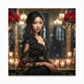 Asian Beauty Canvas Print