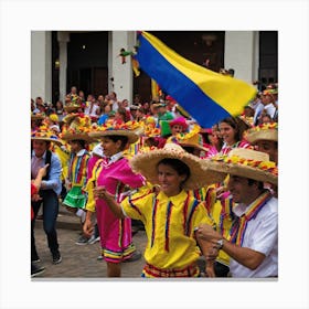 Venezuelan Festival 1 Canvas Print