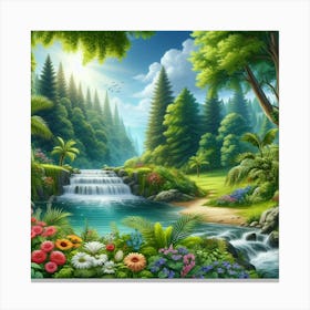 Fairytale Forest 1 Canvas Print