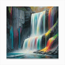 Rainbow Waterfall 3 Canvas Print