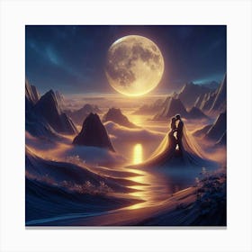 Full Moon Canvas Print