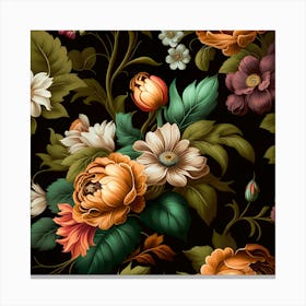 Floral Pattern Canvas Print