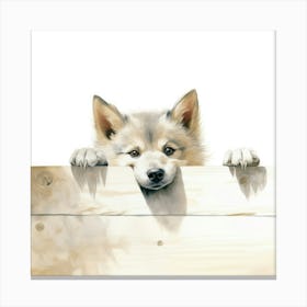 Husky Puppy 3 Canvas Print