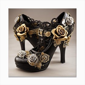 Steampunk Shoes 2 Canvas Print