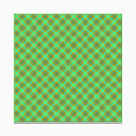 Green Squares Canvas Print