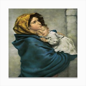 Madonna And Child Canvas Print