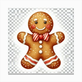Gingerbread Man 9 Canvas Print