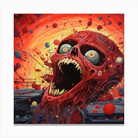 Scream Of The Dead 1 Canvas Print