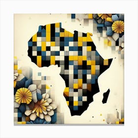 Africa in Bloom Canvas Print