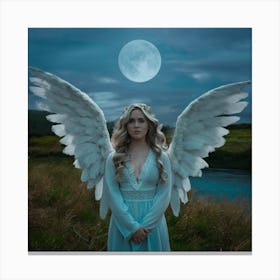 Angel With Wings 2 Canvas Print