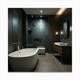 Modern Bathroom Canvas Print