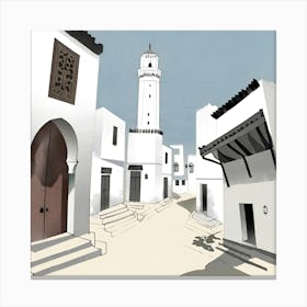 tanger ink style Canvas Print