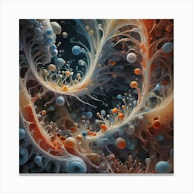 Dynamic Formation Of Life 8 Canvas Print
