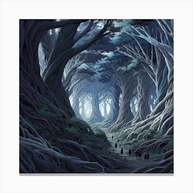 Forest Of Trees 1 Canvas Print