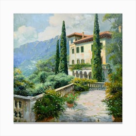 Villa Lante, Memory of Rome Canvas Print