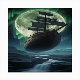 Ship In The Sky Canvas Print