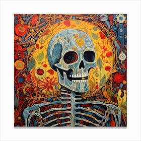 Csgboss Generate A Stunning Portrayal Of A Skeleton Funny Doodl 1249ee24 9473 4506 85f7 364822dc5288 Canvas Print