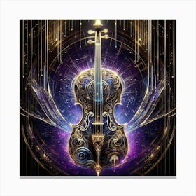 Ethereal Violin Canvas Print