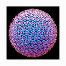 Spicky Virus Particle Type 12 Canvas Print