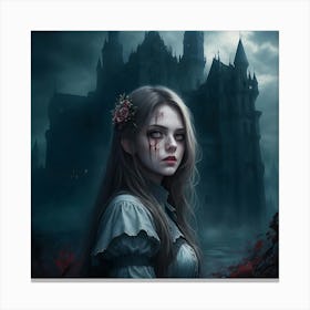 Eternal Decay Undead Grace Canvas Print