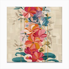 Floral Wall Art Canvas Print