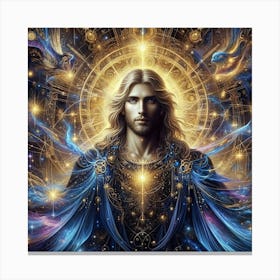Cosmic Christ 1 Canvas Print