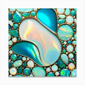 Prismatic Stones Canvas Print