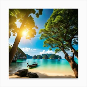 Asian Paradise Canvas Print